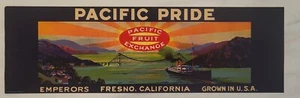LABEL Grapes Fresno California Pacific Pride - Picture 1 of 1
