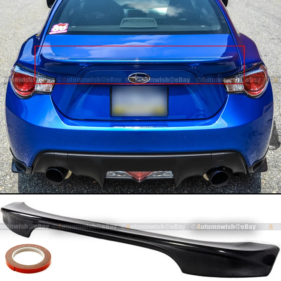 Fit 13-19 FR-S FRS GT86 BRZ TR-D Style Glossy Black Trunk Rear Wing Spoiler  - Image 1 of 1
