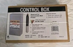 Star Water Systems 3/4 HP 230V Control Box 127197A New - Picture 1 of 1
