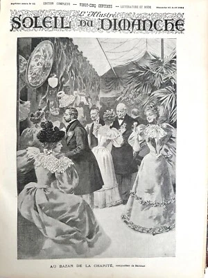 The Sun Sonntag 1891 Nr. 15 Au Bazar Der Charite - Jäger Unglücklich - Bild 1 von 2