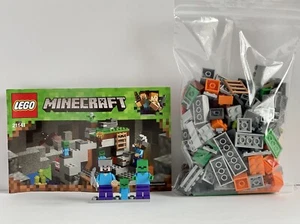 LEGO 21141 Minecraft The Zombie Cave 100% Complete w/ Spares - No Box - Picture 1 of 6