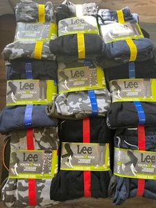 LEE YOUTH 2 PACK RUGGED KNEE JOGGERS Size: M (10-12), L (14-16), S (7-8) New - Picture 1 of 14