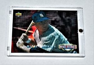 Mickey Mantle NY Yankees Long Shots 1994 Upper Deck 21 Hologram NM/MT