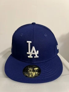 Los Angeles Dodgers Trophy Patch Fitted Size 7 3/8 - Picture 1 of 5