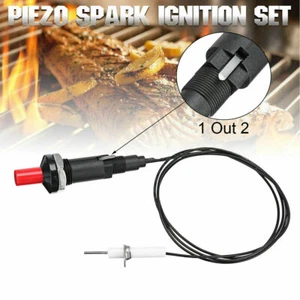 Universal Piezo Zündkabel Druckknopf Zünder für Gasgrill Grill Grillherd - Bild 1 von 10
