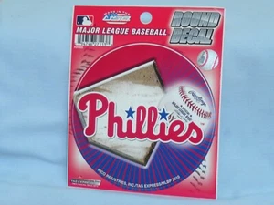 PHILADELPHIA PHILLIES  Die-Cut 4.5 inch diameter ROUND VINYL DECAL by Rico  NEW! - Picture 1 of 1