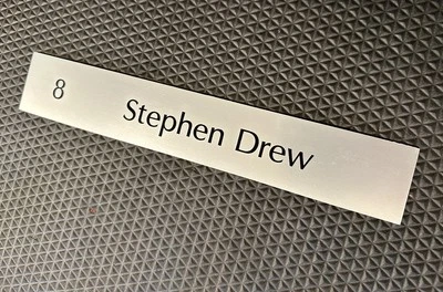 Stephen DREW Oakland Athletics A’s 2012 比赛使用更衣室铭牌 MLB 正品证书 — 第 1/4 张图片