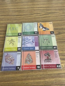 9 Pfaff Creative Fantasy 7570 7560 Embroidery Cards Lot Free Shipping - Picture 1 of 5