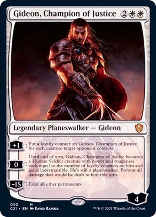 MTG Gideon, Champion of Justice English [Commander 2021] - Image 1 of 1