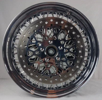 DNA FOR HARLEY 16 x 3.5-40 SPOKE REAR WHEEL RIM W/ PULLEY & ROTOR M16321336 - Image 1 of 4