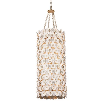 Colgante de cristal Metropolitan N1866 Niu 12 luces 20" W - oro cervatillo Foto 1 de 4