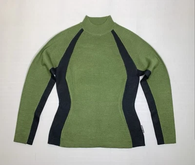 Suéter de esquí Obermeyer vintage para mujer mezcla de lana mediana cuello falso P145 Foto 1 de 4