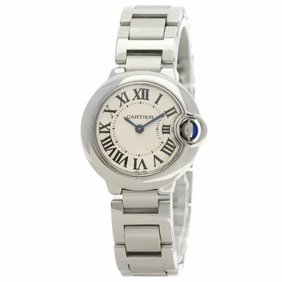 CARTIER Ballon Bleu SM W69010Z4 Stainless Steel Quartz Silver Ladies Wristwatch - Image 1 of 4