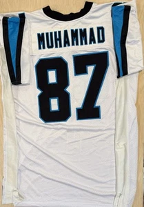 Vintage Reebok Carolina Panthers Muhsin Muhammad Jersey NFL #87 Rare White - Picture 1 of 6