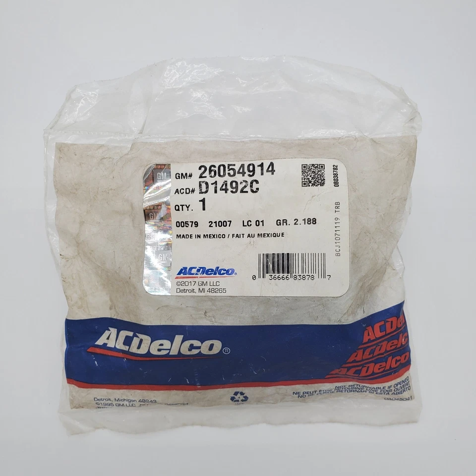 ACDelco GM Equipo Original D1492C / 26054914 Cilindro de Bloqueo de Encendido con Llaves Foto 1 de 4