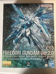 MG Freedom Gundam 2.0 (Cross Contrast Colors/Clear Blue) Limited Edition 1/100 - Picture 1 of 5
