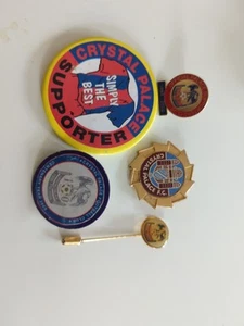 VINTAGE CRYSTAL PALACE SUPPORTERS PIN BADGEs tie pin And Magnet - Picture 1 of 2