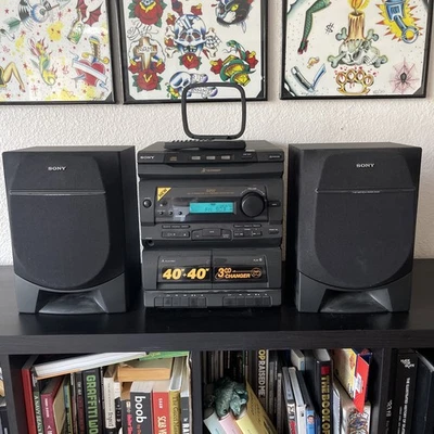 Vintage Sony MHC-G202 Mini HI-FI Component System Works! With Original Packaging - Image 1 of 4