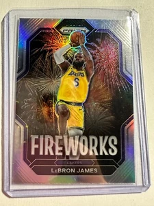 K109,015 - 2022-23 Panini Prizm Fireworks Prizms Silver #10 LeBron James - Picture 1 of 1