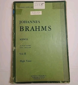 Johannes Brahms Piano Obras en Dos Volúmenes Editado por E V Sauer Volumen II - Imagen 1 de 7