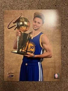 Steph Curry Autographed Signed NBA 8x10 Photo ~ Warriors ~ MVP ~ 4x NBA Champion - Picture 1 of 1