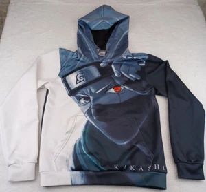Kakashi Hoodie Small 160/84A Polyester Spandex Anime Grafik - Bild 1 von 16