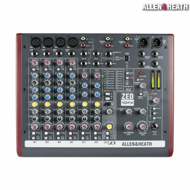 Allen & Heath ZED-10FX Multipurpose Analog Mixer