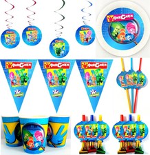 The Fixies Birthday Banner Plates Cups Favor Box Goodie Bags Topper Table cover