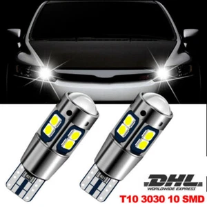 2X T10 W 5W 12V SMD Lámpara LED CANBUS Luz de pie Interior Base de vidrio Luz G7W4 - Imagen 1 de 8