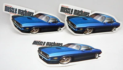 **3 件装**乙烯基贴花贴纸肌肉机克莱斯勒普利茅斯库达下摆 — 第 1/2 张图片