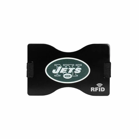 Football New York Jets RFID Blocking Wallet Minimalist Money Clip FREE SHIPPING Cover