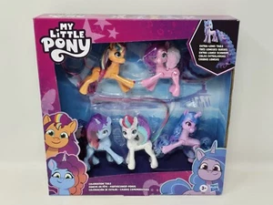 Hasbro My Little Pony Celebration Tails Multi-Pack 5 Ponis Colas Extra Largas NUEVO - Imagen 1 de 14