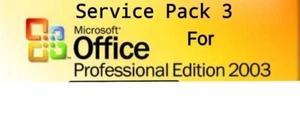 Microsoft Office 2003 Service Pack 3 Update office2003 software app SP3 fix - Picture 1 of 1