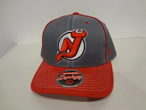 Vintage NHL New Jersey Devils LOGO Strapback Cap Hat 90s Zephyr NEW NWT Cover