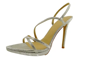 Sandali Aldo RESURGE tacco alto argento scarpe donna plateau sandalo n.39 - Foto 1 di 16