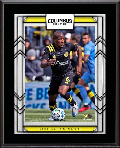 Darlington Nagbe Columbus Crew SC 10.5" x 13" Player Plaque Cover