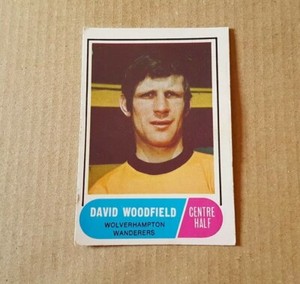 A&BC 1969 Footballer Green Back #117 David Woodfield Wolves Error/Variant (A)