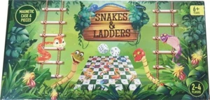 Snakes and Ladder - Magnetic Case And Pieces - 6+ Years - 2-4 Players - Picture 1 of 1