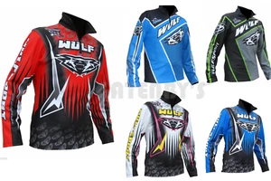 New Wulfsport Trials Shirt Zipped Gasgas Beta TXT Sherco Montesa Jersey Adult - Picture 1 of 5