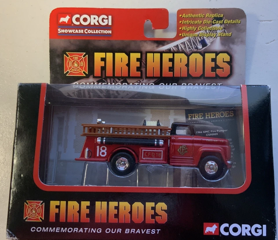 Corgi DIECAST Fire Heroes-GMC FIRE Pumper, CHICAGO FD, New - Image 1 of 4