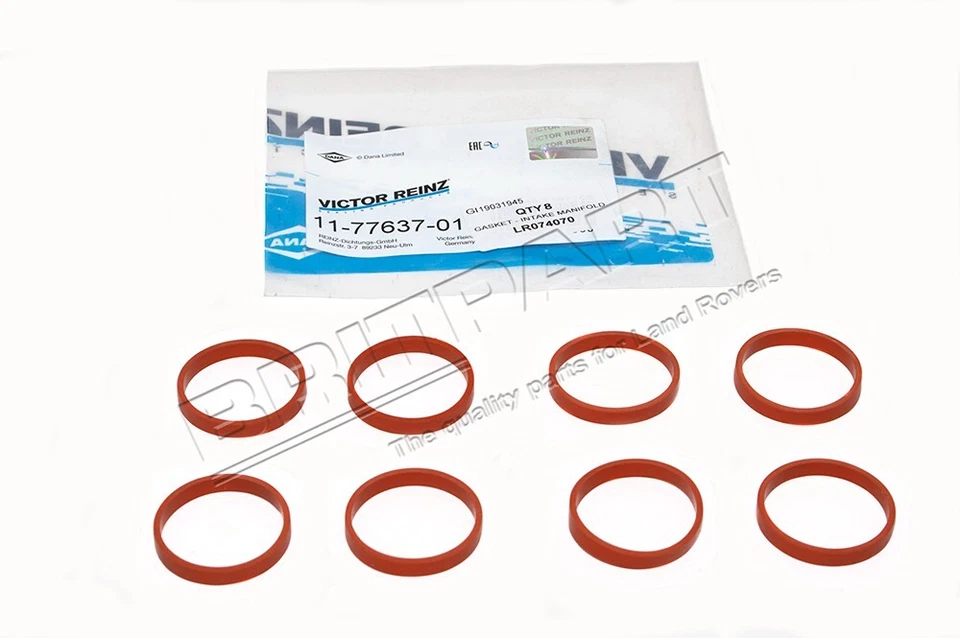 INGENIUM INLET MANIFOLD GASKETS (8) INGENIUM SEALS LR074070 JDE38156 AJ200 204DT - Image 1 of 1