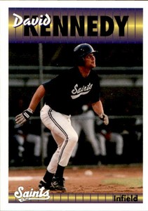 1994 St. Paul Saints Team Issue #16 David Kennedy Glen Ridge New Jersey NJ Card