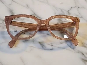 Celine CL50116I 074 Shiny Milky Pink Glasses 52/18/145 Italy NWOT - Picture 1 of 7