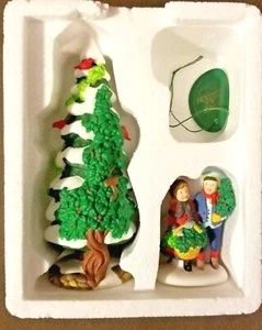 Porcelana vintage Department 56 Heritage Village The Holly and the Ivy en caja - Imagen 1 de 10