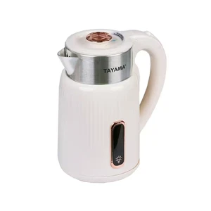 Bollitore Elettrico 7 Tazze Cool Touch Acciaio Inox in Crema - Foto 1 di 3