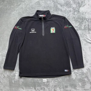 Tech Series Andretti Green Racing Honda Team 7-Eleven 1/4 Zip Fleece Size Medium - Picture 1 of 9