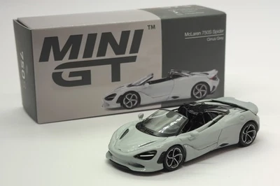 Mini GT n°973 1/64 MCLAREN 750S SPIDER CIRRUS GREY 2024 - Photo 1/2