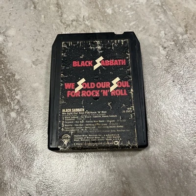 Black Sabbath 8 Track We Sold Our Soul For Rock ‘N’ Roll RARE Untested - Imagem 1 de 4