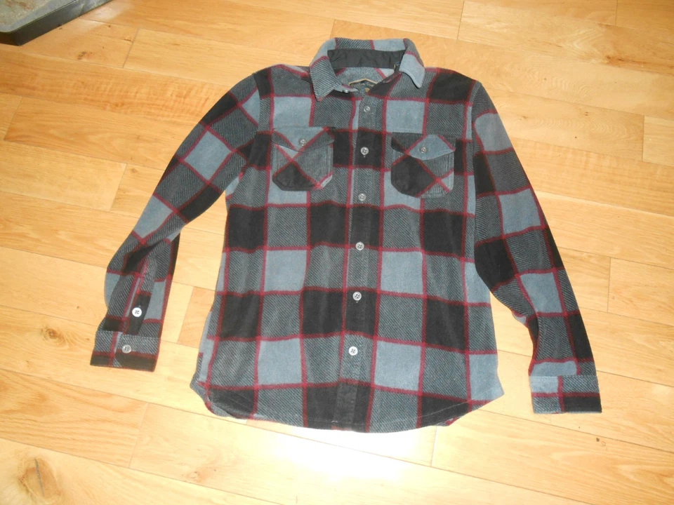 Freedom Foundry Multi-Colored Plaid Fleece Button-Up Shirt Mens Size S - Image 1 of 1