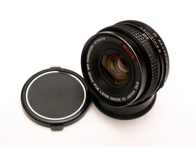CLAed! Красивый Konica Hexanon AR 40 мм f/1.8 блин объектив MILC Sony m43 адаптируемый! - Изображение 1 из 4